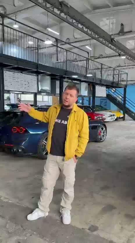 Inside the vehicle hall